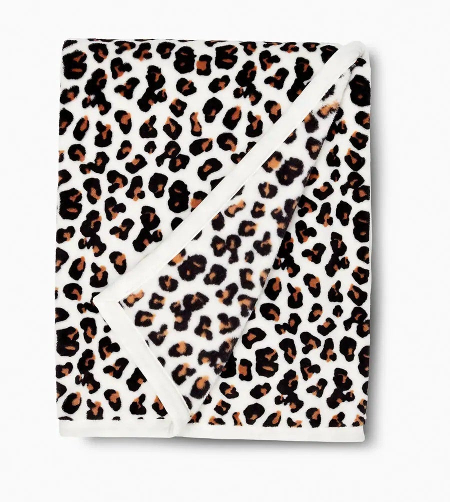 Ugg sales leopard throw